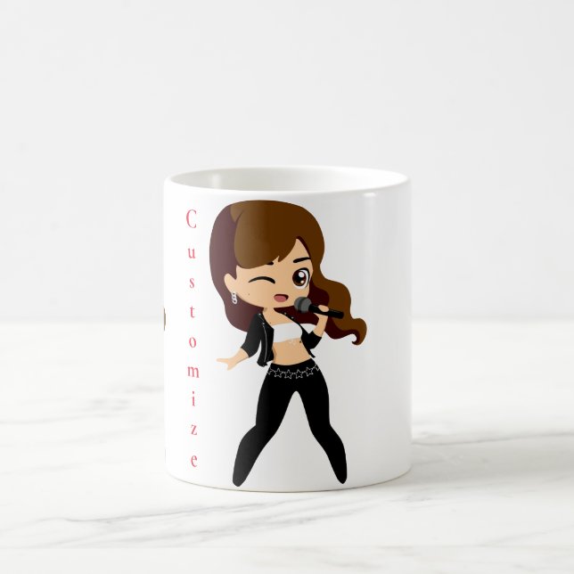 Coola Girl Sjungas Karaoke Thunder_Cove Kaffemugg (Center)