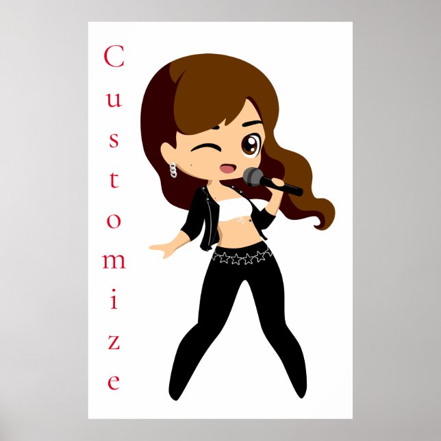 Coola Girl Sjungas Karaoke Thunder_Cove Poster (Framsidan)