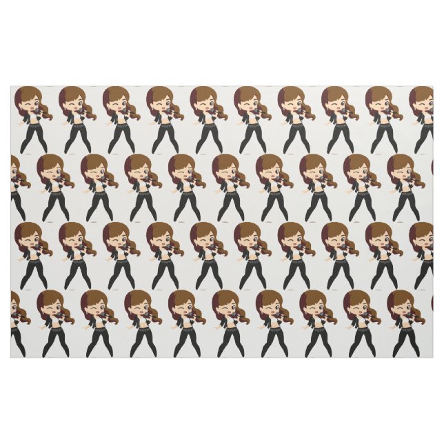 Coola Girl Sjungas Karaoke Thunder_Cove Tyg (Fat Quarter)