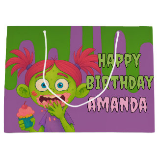 Coola Girl Zombie Reversible Gift Bag