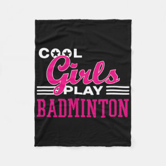 Coola Girls Play Badminton 1 Fleecefilt