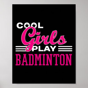 Coola Girls Play Badminton 1 Poster