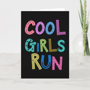 Coola Girls Springa Springers Running Älskare Wome Kort