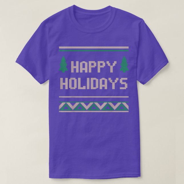 Coola Glad helg jul T Shirt (Design framsida)