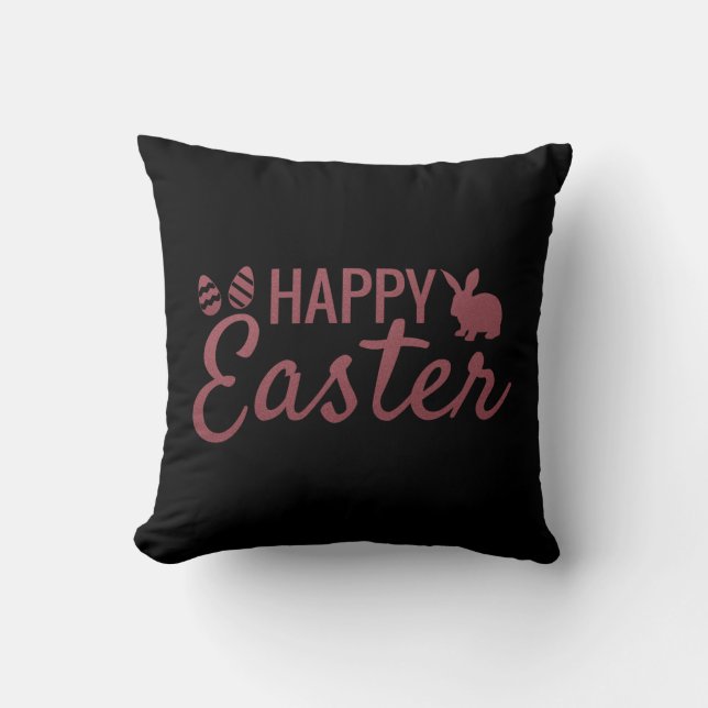 Coola Glad påsk Bunny Kudde (Framsida)
