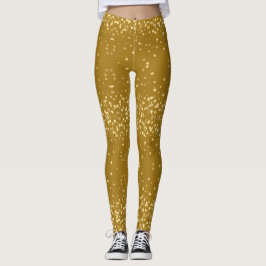 Coola Glam Diva Festive Guld Glitter Confetti Part Leggings