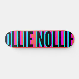 Coola Glitch Coral Ollie Nollie Skateboard Deck