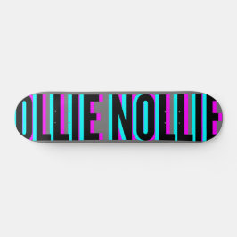 Coola Glitch Grått Ollie Nollie Skateboard Deck