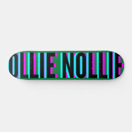 Coola Glitch Grönt Ollie Nollie Skateboard Deck