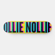 Coola Glitch Light Gult Ollie Nollie Skateboard