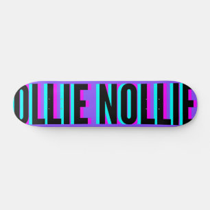 Coola Glitch Lila Ollie Nollie Skateboard Deck