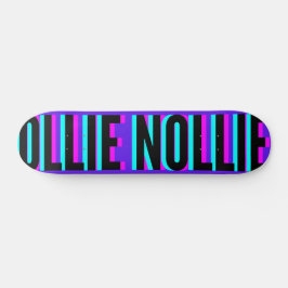 Coola Glitch Violet Ollie Nollie Skateboard Deck