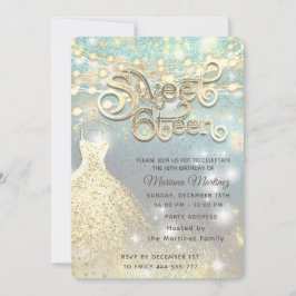 Coola glitter elegant String ljus guld gnistra Inbjudningar