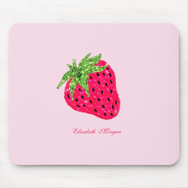 Coola Glitter Strawberry Rosa Musmatta (Framsidan)