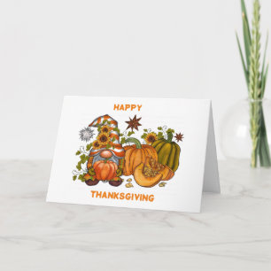 **COOLA GNOME SAYS HAPPY THANKSGIVING** KORT
