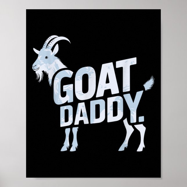 Coola Goat Design För manar Boys Pygmy Goat Älskar Poster (Framsidan)
