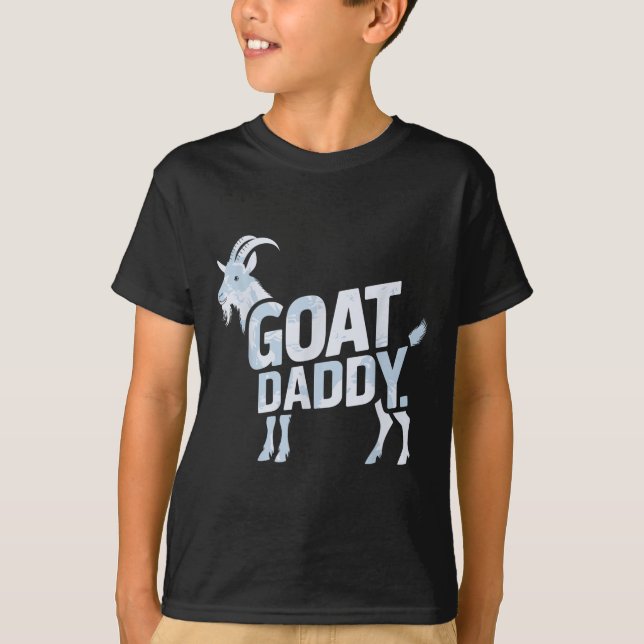 Coola Goat Design För manar Boys Pygmy Goat Älskar T Shirt (Framsida)