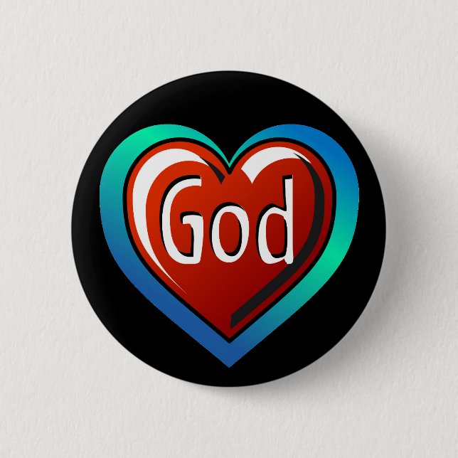 Coola GOD Heart Knapp (Framsida)