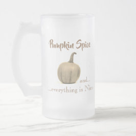 Coola Golden Pumpkin Spice Frostat Ölglas