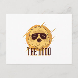 Coola Goldendoodle Hund Vykort