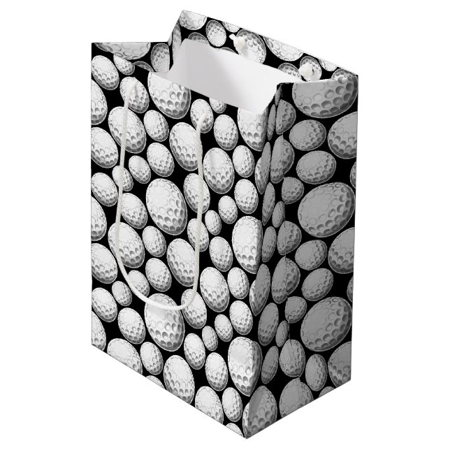 Coola golf boll i mönster (Framsidan Vinklad)