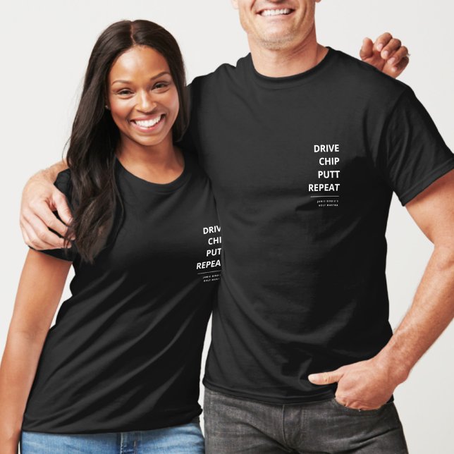 COOLA GOLF FARS DAG ENHET CHIP PUTT REPEAT T SHIRT (Skapare uppladdad)