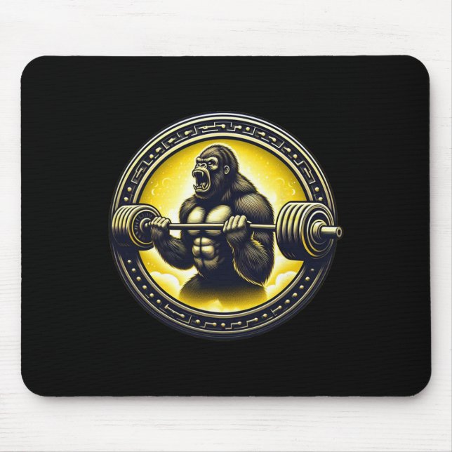 Coola Gorilla Art Bodybuilding Weightlyftgym Ap Musmatta (Framsidan)
