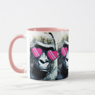 Coola Gorilla rosa Mugg
