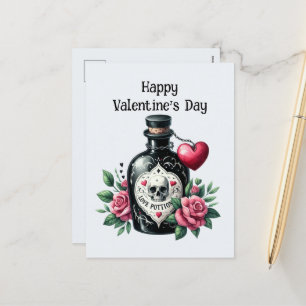Coola Gothic Valentine kärlek-potion Helg Vykort
