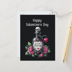 Coola Gothic Valentine kärlek-potion Helg Vykort