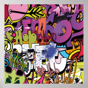 Coola graffiti ord art Home Decor poster
