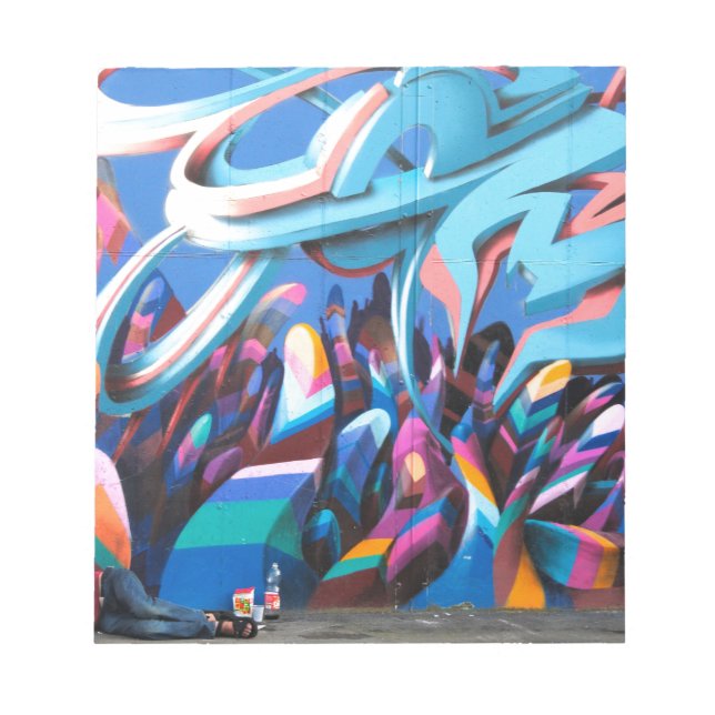 Coola Graffiti Wall Anteckningsblock (Framsida)