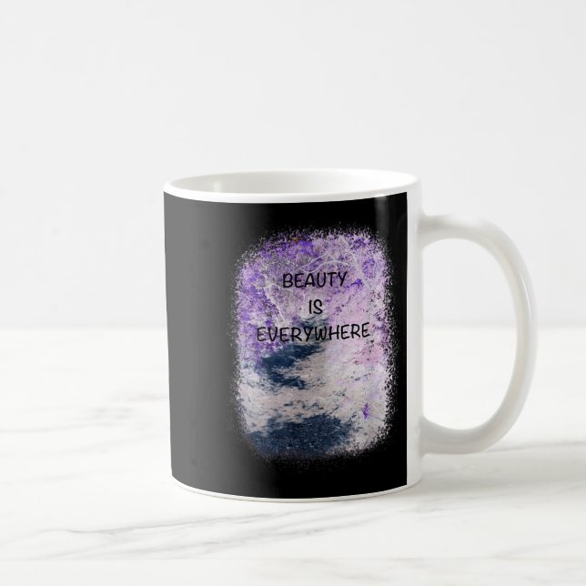 Coola-grafik, skönhet är överallt inspirerande Q Kaffemugg (Höger)