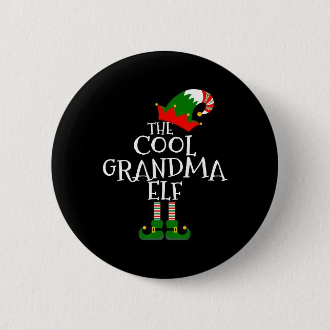 Coola Grandma Elf Gift Matching Family Group Ch Knapp (Framsida)
