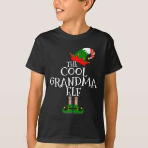 Coola Grandma Elf Gift Matching Family Group Ch T Shirt