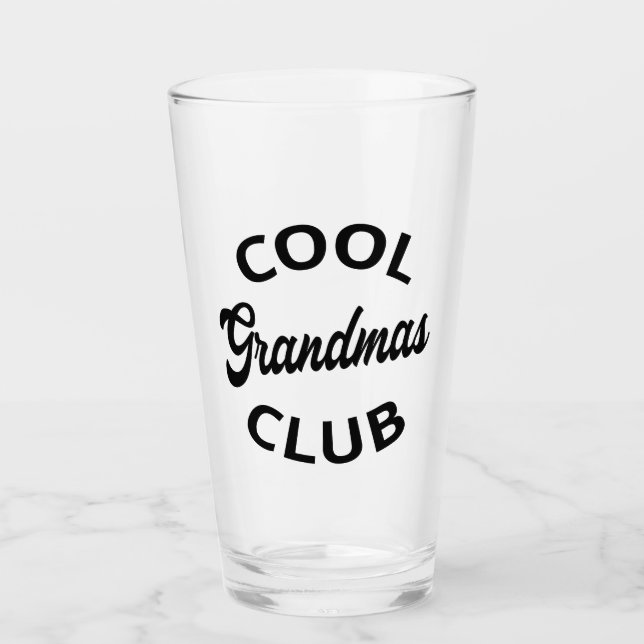Coola Grandmas Klubb I Glaskopp (Framsida)