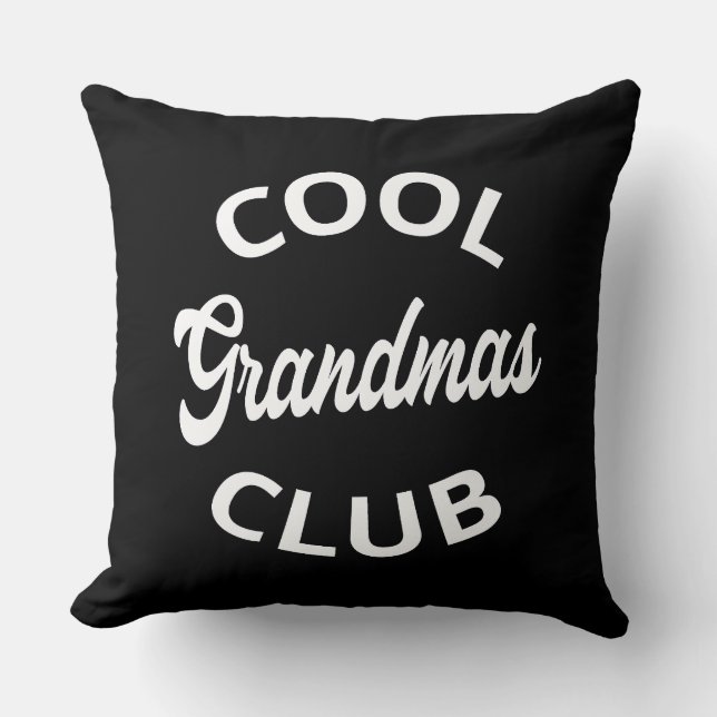 Coola Grandmas Klubb I Kudde (Framsida)