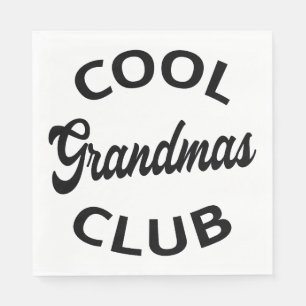 Coola Grandmas Klubb I Pappersservett