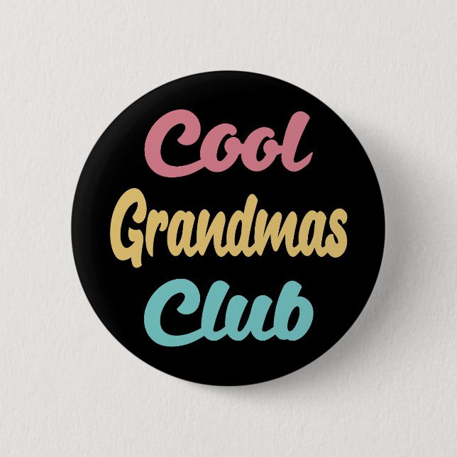 Coola Grandmas Klubb II Knapp (Framsida)