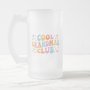 Coola Grandmas Klubb III Frostat Ölglas