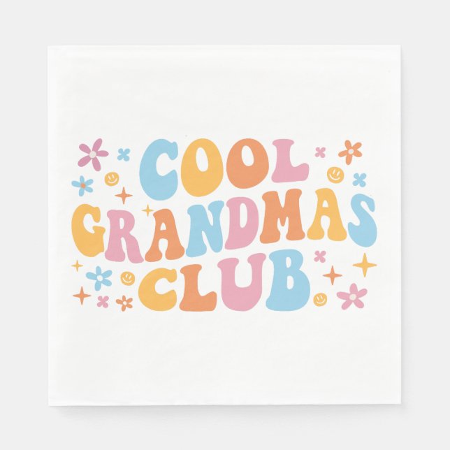 Coola Grandmas Klubb III Pappersservett (Framsidan)