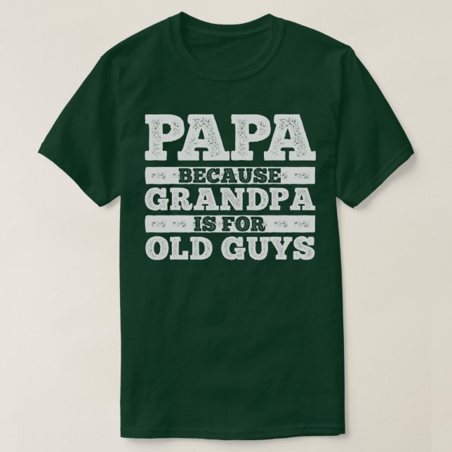 Coola Grandpa Art För manar Grandfather Pappa Pare T Shirt (Design framsida)
