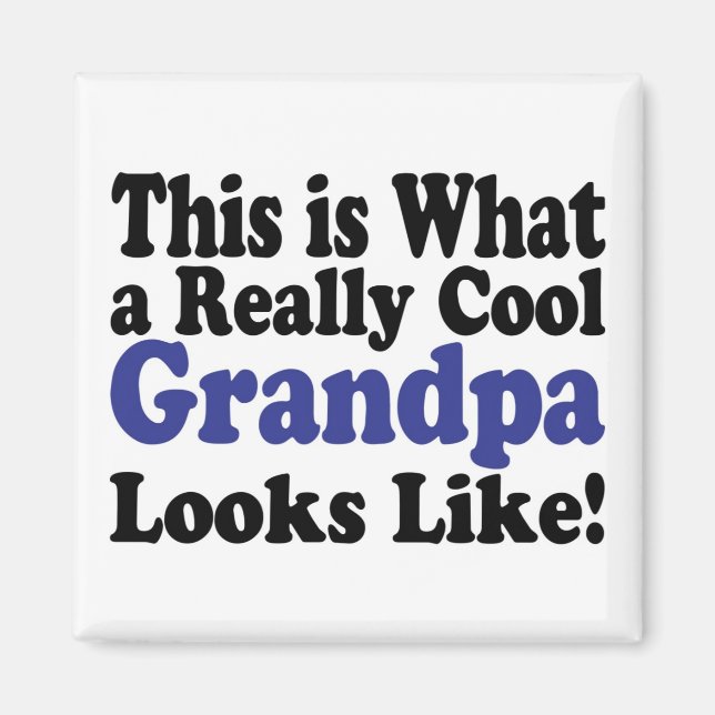 Coola Grandpa Magnet (Framsidan)