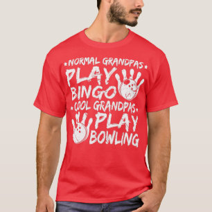Coola Grandpas Bowling Fars dag Bowlareare T Shirt