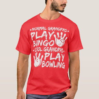 Coola Grandpas Bowling Fars dag Bowlareare T Shirt