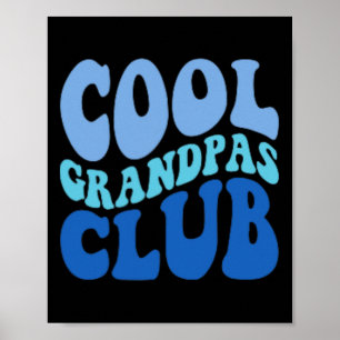 Coola Grandpas Klubb Best Grandpa All Fars dag P Poster