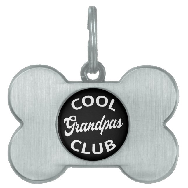 Coola Grandpas Klubb I ID-bricka Husdjur (Framsidan)