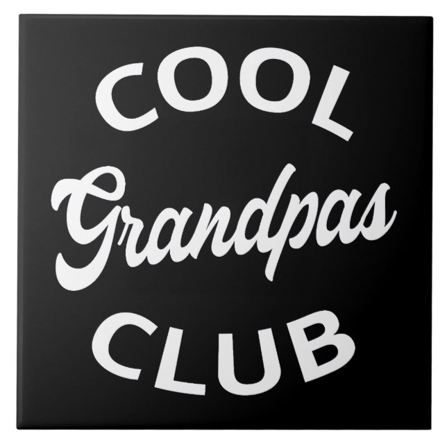 Coola Grandpas Klubb I Kakelplatta (Framsidan)