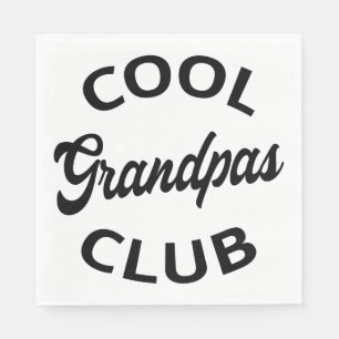 Coola Grandpas Klubb I Pappersservett