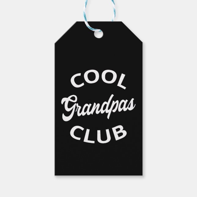 Coola Grandpas Klubb I Presentetikett (Framsidan)